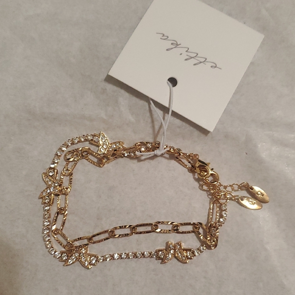 Aldo Gold Multi-Strand Bracelet